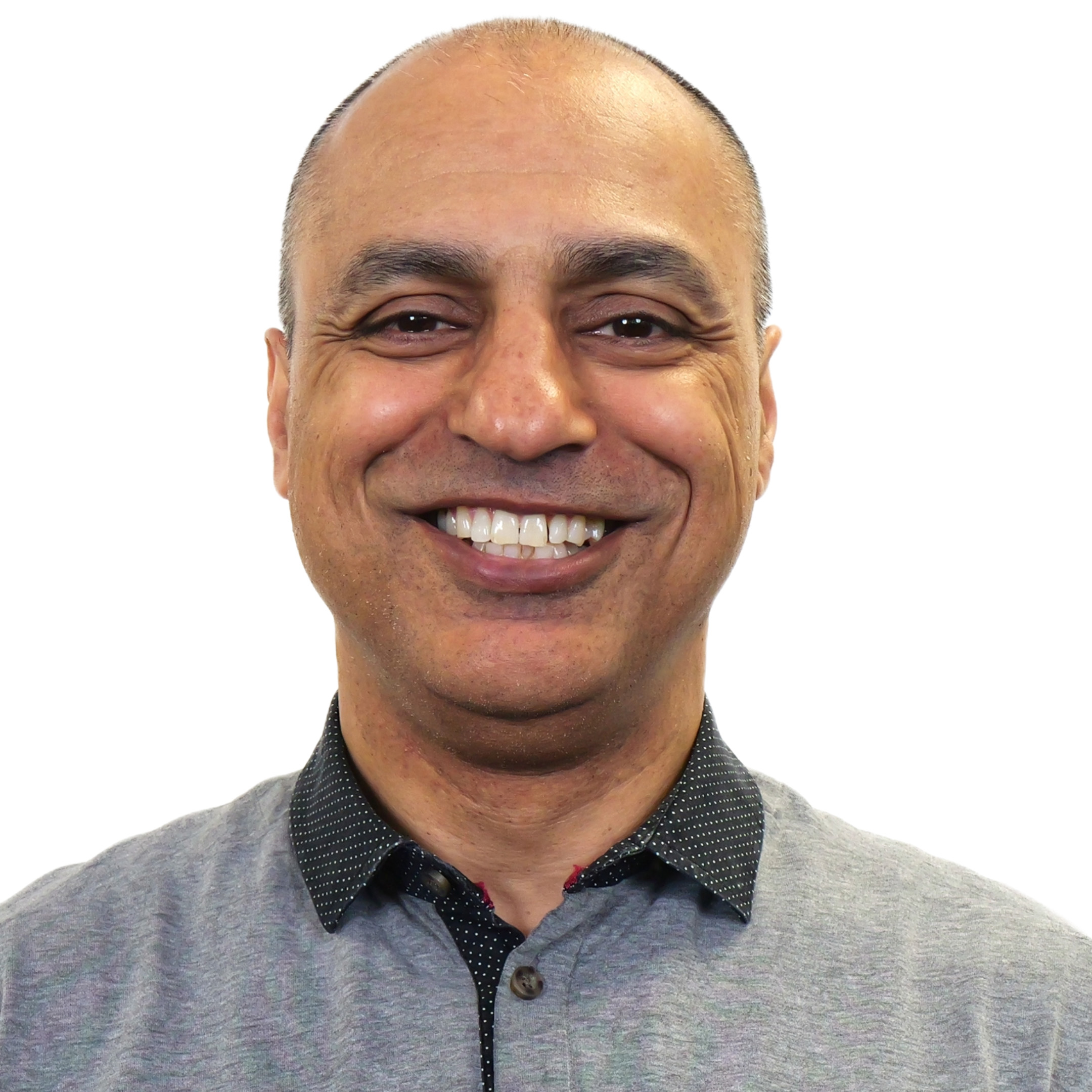Hammy Aulak (TMS) smiling in a white background.