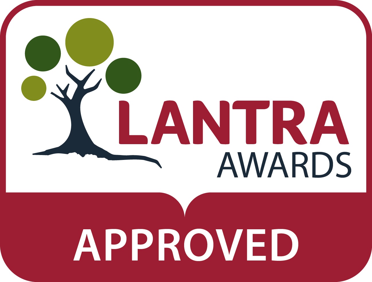 Lantra Awards approved logo icon.
