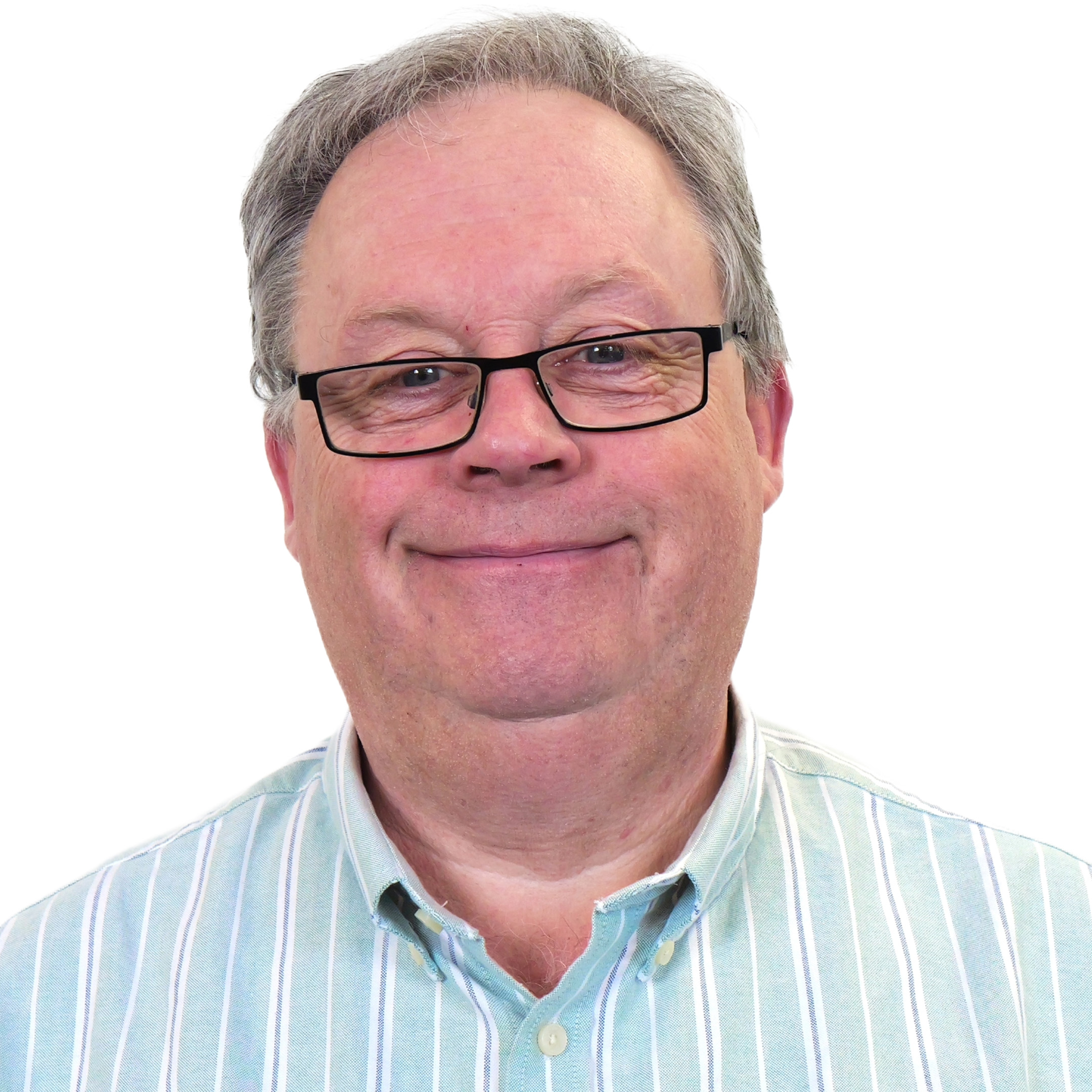 Phil Cook (TMS) smiling in a white background.