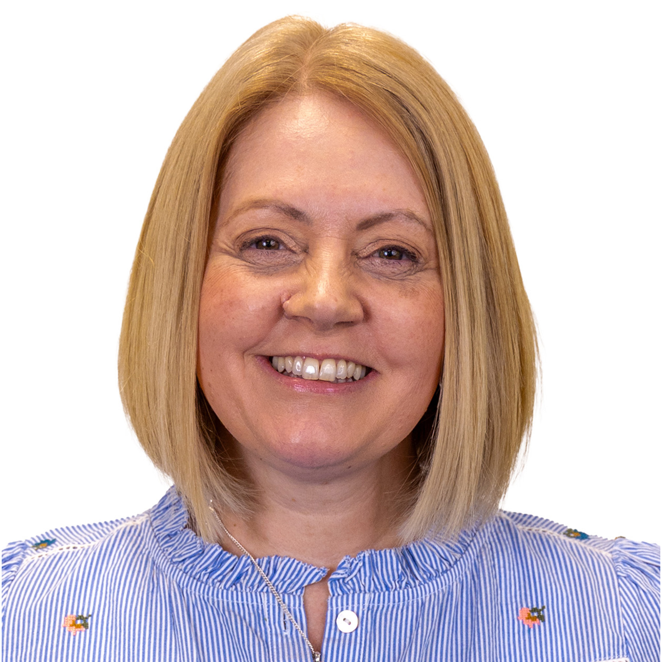 Tara Jowett (TMS) smiling in a white background.