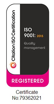 ISO accreditation.