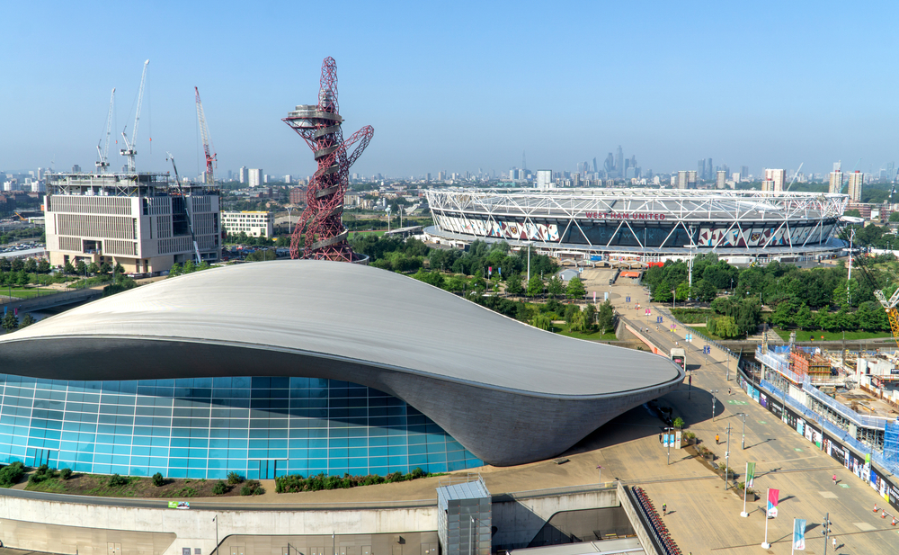 Olympic Cark Birds Eye View.