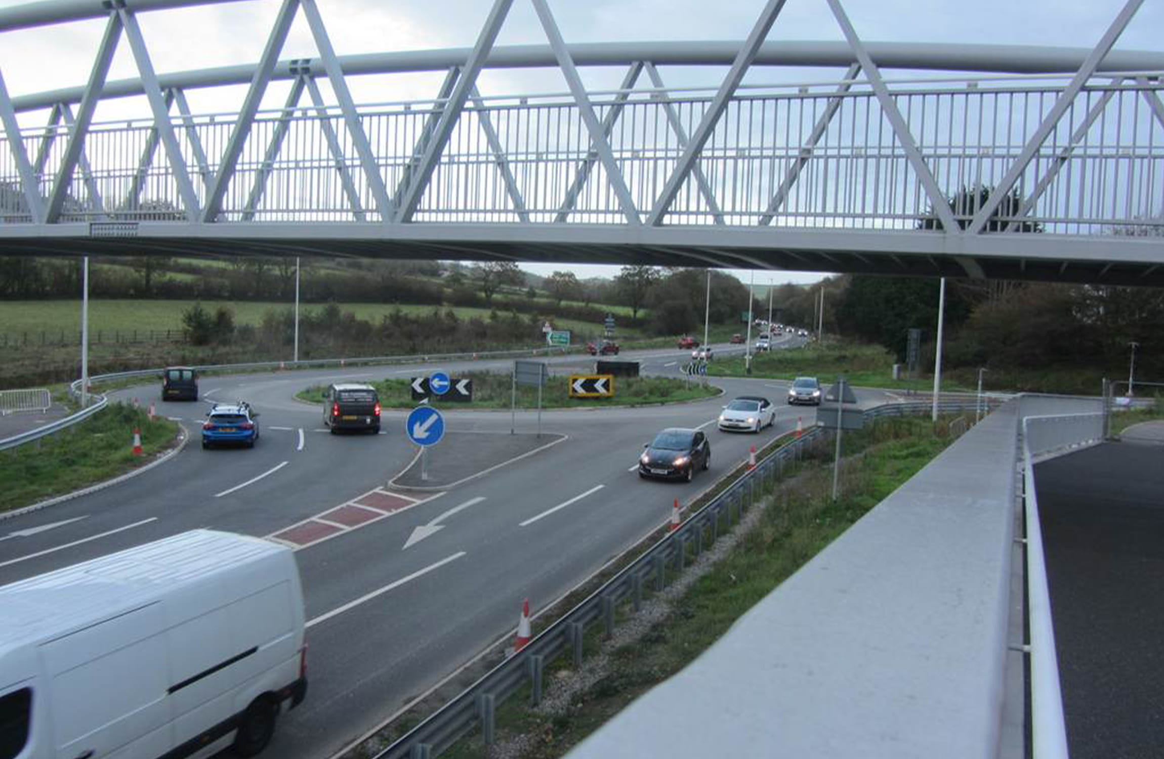 North Devon Link Road, Bridge and Roundabout.