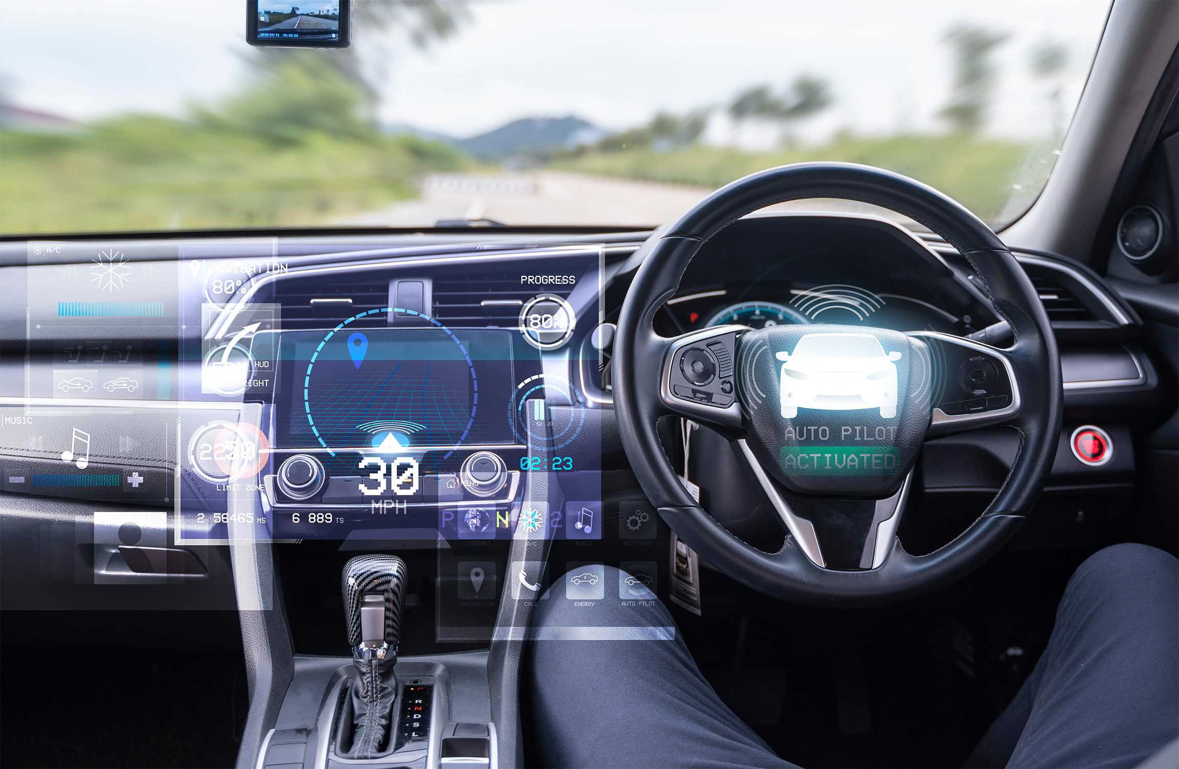 Modern vehicle technology.