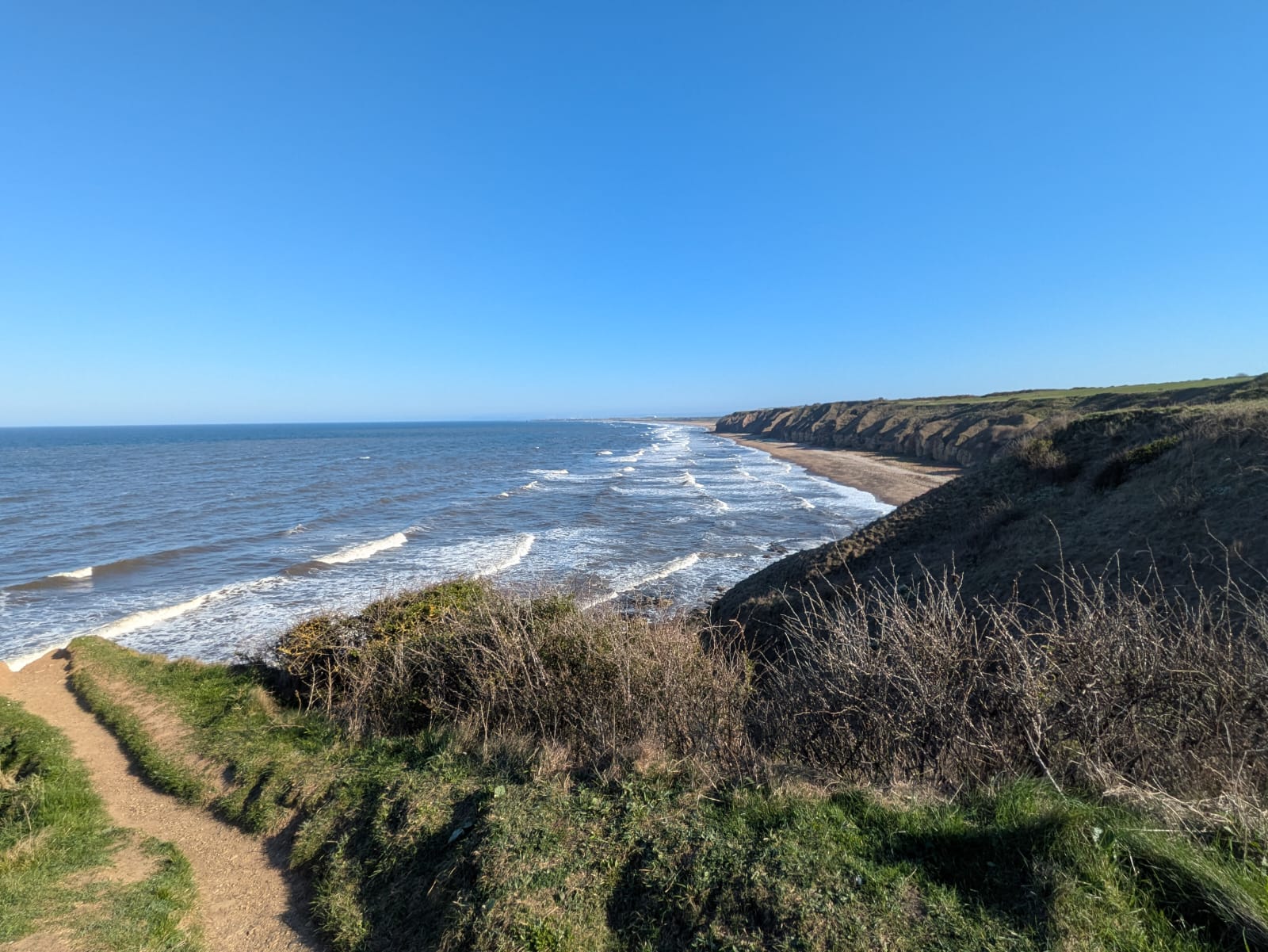 Northumberland coast site visit